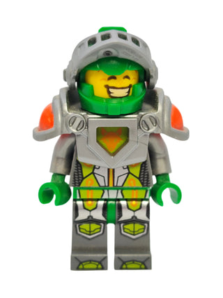 Aaron Fox - Flat Silver Armor with Tow Ball on Back, nex064 Minifigure LEGO®   