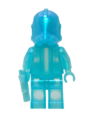 Prototype Satin Trans-Light Blue Clone Trooper Minifigure LEGO®   