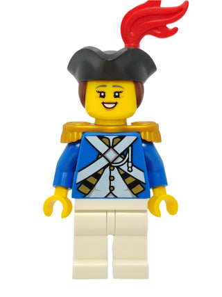 Imperial Soldier IV - Officer Female with Pearl Gold Epaulettes, pi194 Minifigure LEGO®   