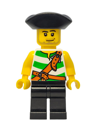 Pirate Green/White Stripes, pi106 Minifigure LEGO®   