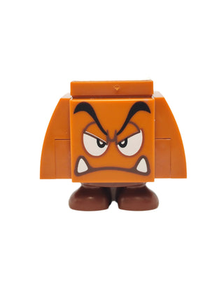 Goomba (Black Interior Pieces) - Angry Eyelids, mar0147 Minifigure LEGO®   