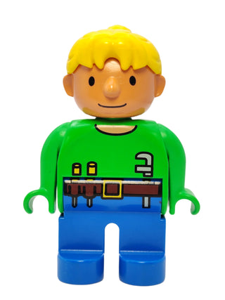 Duplo Figure Female - Wendy in Worker Outfit, 4555pb092 Minifigure LEGO®   