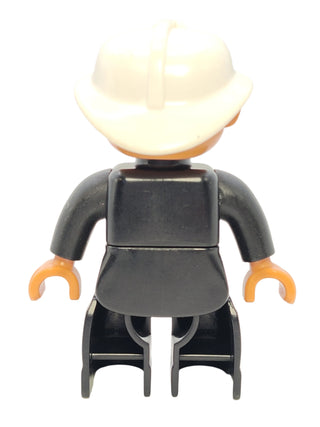 Duplo Figure Fireman - White Helmet, 47394pb122 Minifigure LEGO®   