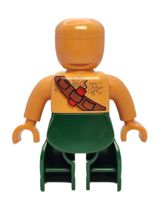 Duplo Figure Pirate - Strap and Dynamite with Bald Head, 47394pb088 Minifigure LEGO®   