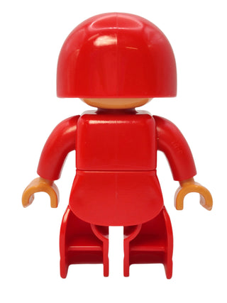 Duplo Figure Male - Red Top with Ferrari / Shell / Vodafone Pattern, 47394pb009 Minifigure LEGO®   