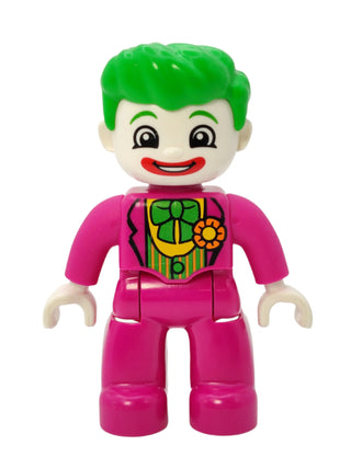 Duplo Figure The Joker - Magenta Legs and Top Bright Green Hair, 47394pb286 Minifigure LEGO®   