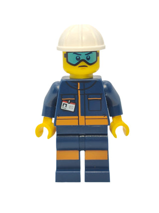 Ground Crew Technician - Jumpsuit and Construction Helmet, cty1010 Minifigure LEGO®   