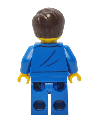 Astronaut - Blue Jumpsuit with Scared and Lopsided Smile, cty1041 Minifigure LEGO®   