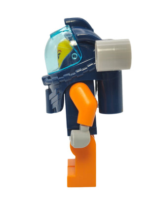 Deep Sea Diver - Dark Blue Helmet with Smirk / Left Eye Squinted, cty1169 Minifigure LEGO®   