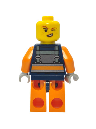 Deep Sea Diver - Dark Blue Helmet with Smirk / Left Eye Squinted, cty1169 Minifigure LEGO®   