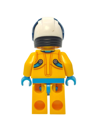 Lunar Research Astronaut - Bright Light Orange and Dark Azure Suit, cty1431 Minifigure LEGO®   