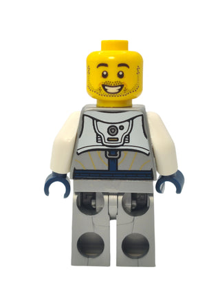 Astronaut - Flat Silver Spacesuit with White Panel with Classic Space Logo, twn400 Minifigure LEGO®   