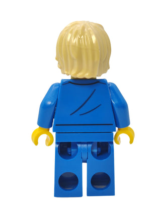 Astronaut - Blue Jumpsuit and Tan Hair Tousled with Side Part, cty1067 Minifigure LEGO®   