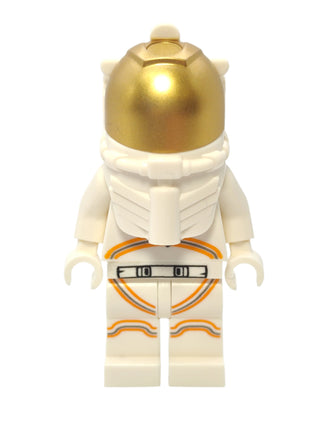 Astronaut - White Spacesuit with Orange Lines and Thin Grin, cty1076 Minifigure LEGO®   