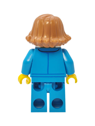 Lunar Research Astronaut - Dark Azure Jumpsuit with Medium Nougat Hair, cty1422 Minifigure LEGO®   