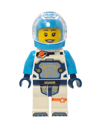 Astronaut - White Spacesuit with Dark Azure Arms and Trans-Clear Visor, cty1722 Minifigure LEGO®   