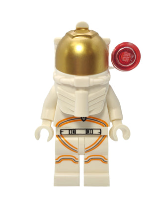 Astronaut - White Spacesuit with Orange Lines and Side Lamp, cty1039 Minifigure LEGO®   