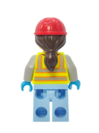 Space Engineer - Neon Yellow Safety Vest with Red Construction Helmet, cty1425 Minifigure LEGO®   