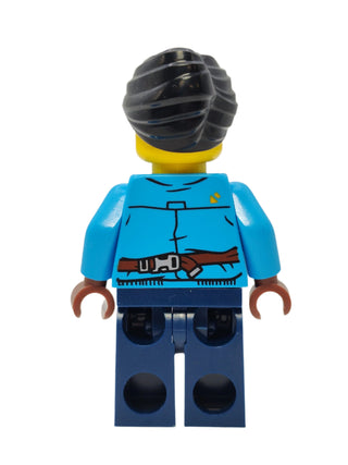 Woman - Dark Azure Jacket and Dark Blue Legs, hol270 Minifigure LEGO®   