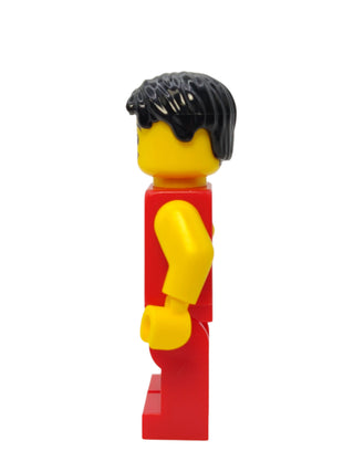 Lion Dance Man - Red Shirt and Red Legs with Gold Fringe, hol178 Minifigure LEGO®   