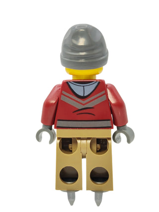 Man - Dark Red Jacket and Ice Skates, hol281 Minifigure LEGO®   