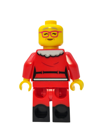 Mrs. Claus - Red Jacket and Black Boots, hol325 Minifigure LEGO®   