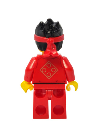 Lunar New Year Parade Participant - Red Tang Jacket with Red Headband, hol318 Minifigure LEGO®   