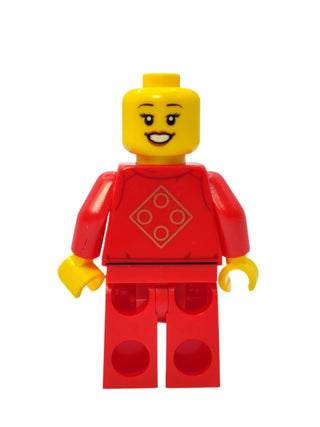 Lunar New Year Parade Participant - Red Tang Jacket with Red Headband, hol318 Minifigure LEGO®   