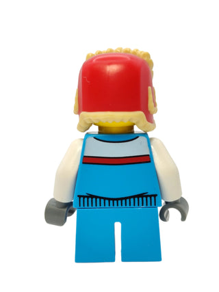 Boy Child - Dark Azure Jacket and Red Ushanka Hat, hol288 Minifigure LEGO®   