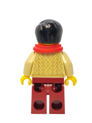 Lunar New Year Parade Spectator - Tan Sweater and Rabbit Glasses, hol309 Minifigure LEGO®   