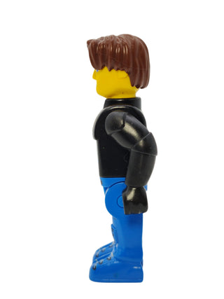 Jack Stone - Black Jacket and Blue Legs, js028 Minifigure LEGO®   