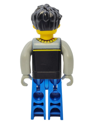 Max - Black Torso with Blue Legs, cre004 Minifigure LEGO®   