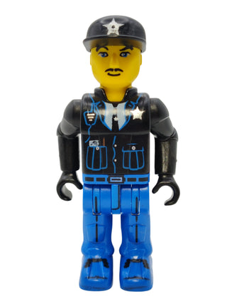 Police - Black Cap with Star, js016 Minifigure LEGO®   