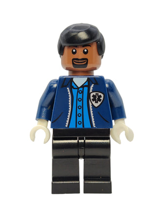 Ambulance Driver - Dark Blue Torso with EMT Star of Life Logo, spd023 Minifigure LEGO®