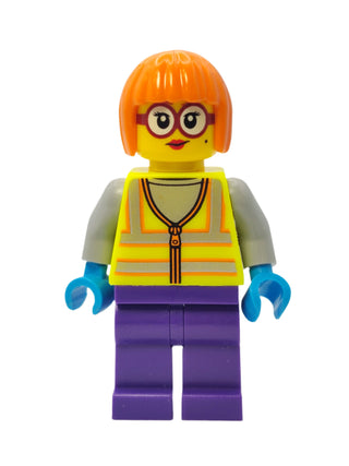 Shirley Keeper - Neon Yellow Safety Vest, cty1486 Minifigure LEGO®