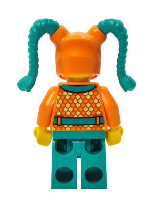 Stuntz Driver - Female Orange Coat with Scales, cty1456 Minifigure LEGO®