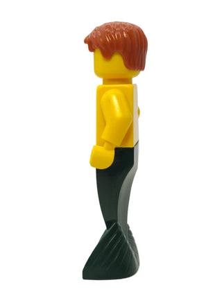 Merman - Dark Orange Hair and Reddish Brown Eyebrows, pi140b Minifigure LEGO®