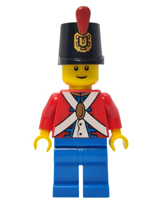 Imperial Soldier II - Shako Hat Printed and Reddish-Brown Eyebrows, pi135b Minifigure LEGO®