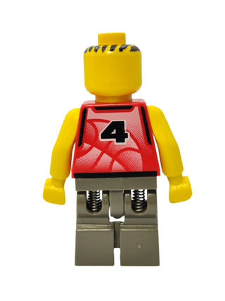 NBA Player - Number 4 with Dark Gray Legs, nba030 Minifigure LEGO®