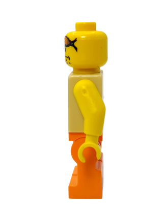 Basketball Street Player - Tan Torso and Orange Legs, nba033 Minifigure LEGO®