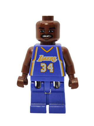 NBA Shaquille O'Neal - Los Angeles Lakers #34 (Road Uniform), nba034 Minifigure LEGO®