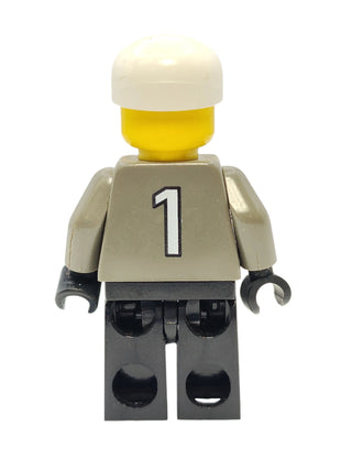 Soccer Player - Green and White Team Goalie with Number 1, soc009 Minifigure LEGO®