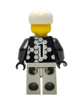 Soccer Player White Team Goalie with #1, soc098 Minifigure LEGO®
