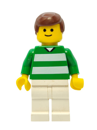 Soccer Player - Green and White Team with Number 2, soc022 Minifigure LEGO®