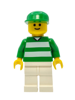 Soccer Fan Green and White Team, soc046 Minifigure LEGO®