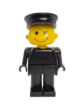 Basic Figure Human with Black Hat, fab13b Minifigure LEGO®