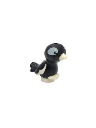 Bird - Black Body and Black and White Eyes Pattern, 35074pb04 Minifigure LEGO®