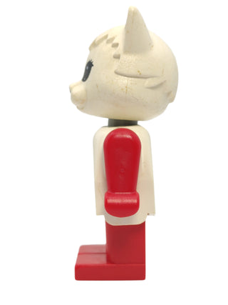 Catherine / Cathy Cat (Cook) - White Head and Top, fab3g Minifigure LEGO®