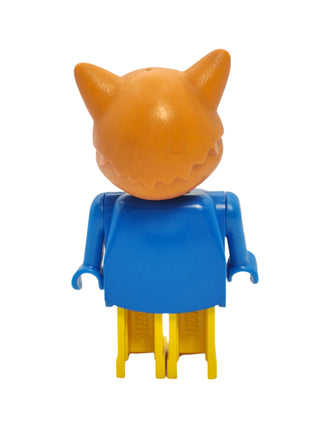 Charlie Cat - Brown Head with Blue Top and Arms, fab3i Minifigure LEGO®