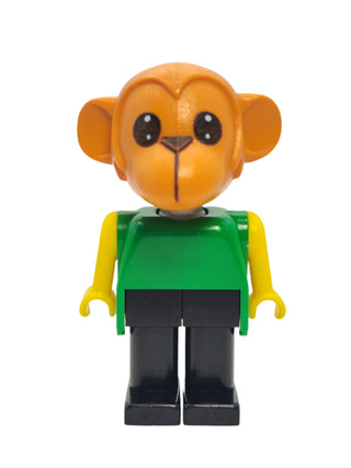 Chester Chimp - Brown Head and Green Top, fab8d Minifigure LEGO®